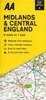 AA Road Map Britain 5: Midlands & Central England 1:200.000