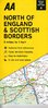 AA Road Map Britain 8: North of England & Scottish Borders 1:200.000