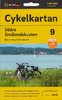 Cykelkartan 09: Södra Smålandskusten 1:90.000