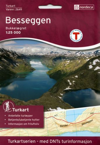 Turkart 2649: Besseggen 1:25.000 - Auflage 2012*