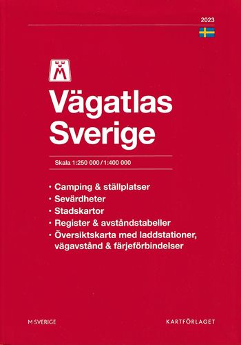 Motormännens Sverige Vägatlas 1:250.000 / 1:400.000, Ausgabe 2023