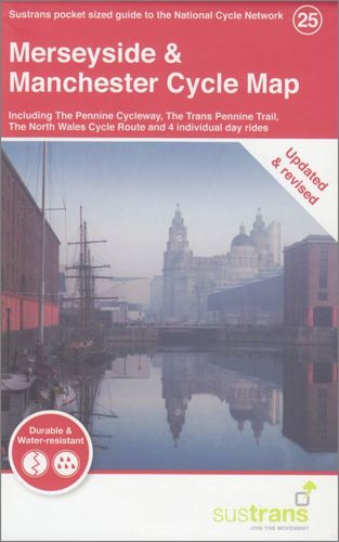 Cycle Map 25: Merseyside & Manchester 1:110.000 - Ausgabe 2018