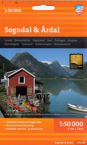 C232: Sogndal & Årdal 1:50.000 (Tyvek)
