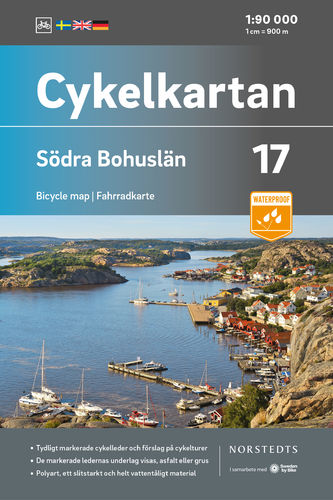 Cykelkartan 17: Södra Bohuslän 1:90.000 (Ausgabe 2020)